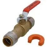 SharkBite Max 3/4 Brass Push-Fit Slip Ball Valve