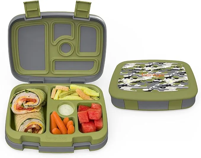 Bentgo Prints Kids Lunch Box, Trucks