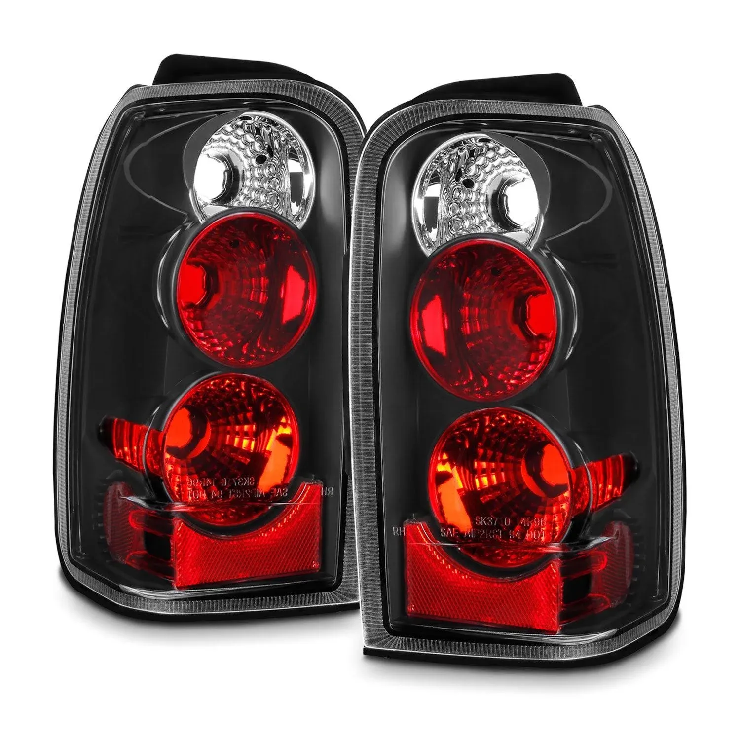 Fits 96-02 Toyota 4Runner Base Sr5 Limited Sport SUV JDM Black Tail Lights Lamps