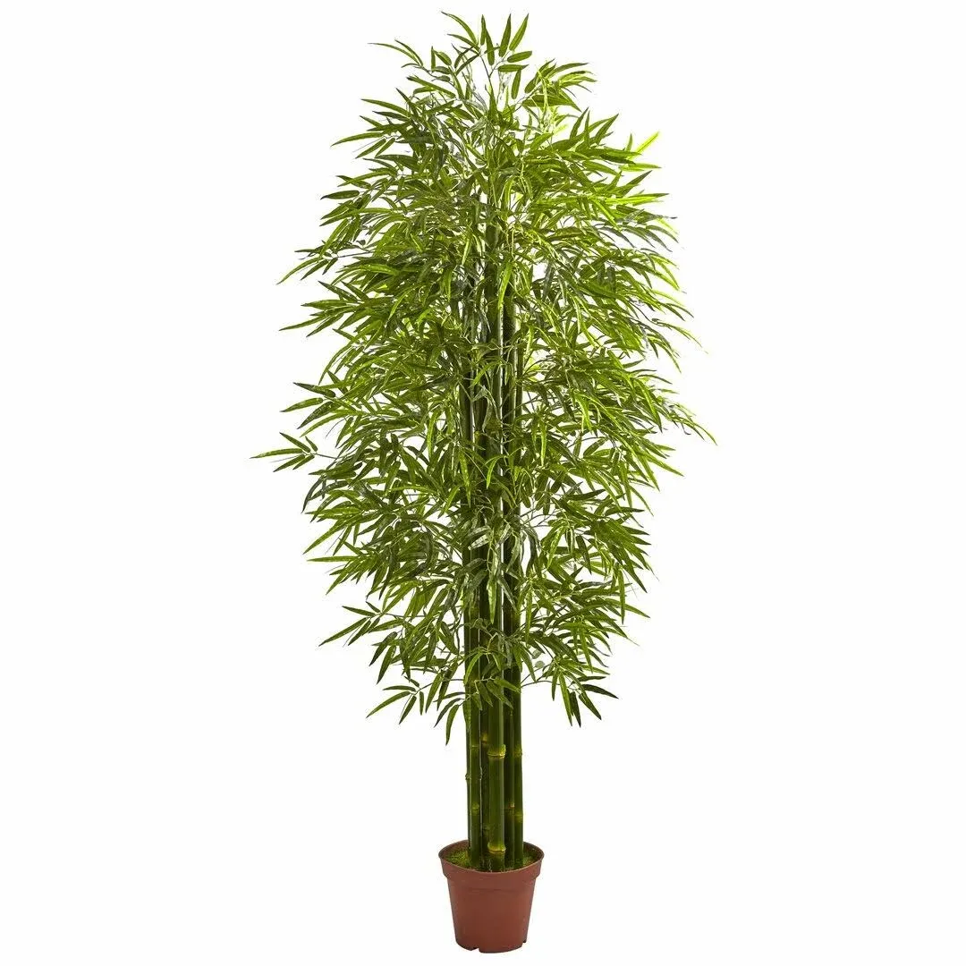 7 ft. H Bamboo Artificial Tree UV Resistant (Indoor/Outdoor) Charlton Home