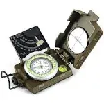 AOFAR Military Compass AF 4074 Hiking,Lensatic Sighting Waterproof,Durable,Inclinometer for Camping,Boy Scount