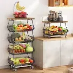 SAYZH 4 Tier Fruit Basket