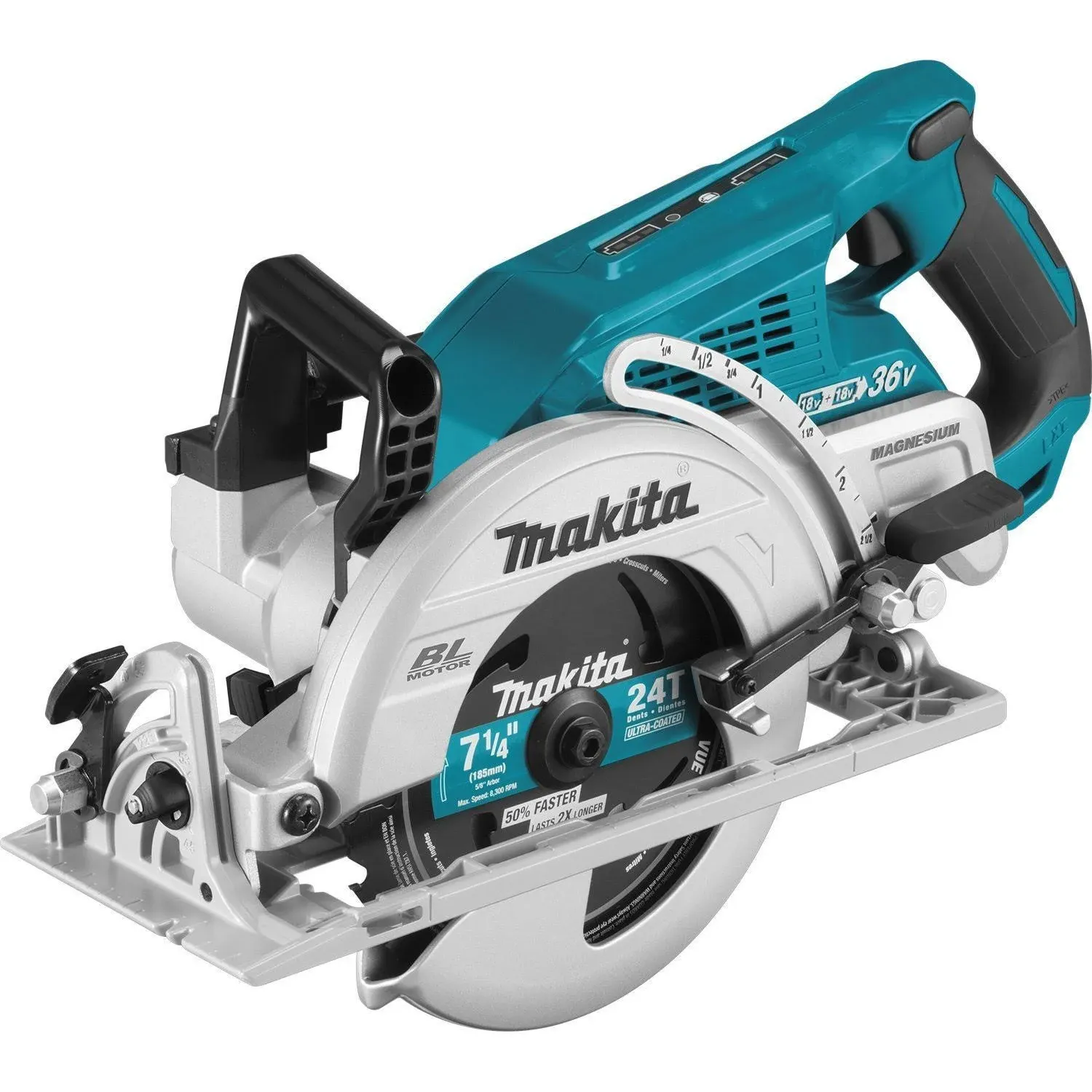 Makita XSR01Z X2 LXT Brushless Cordless Rear Handle Circular Saw