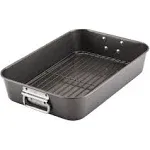 Farberware Bakeware Nonstick Roaster with Flat Rack