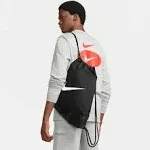 Nike Brasilia 9.5 Drawstring Black Backpack Training Gym Sack Pack DM3978-010