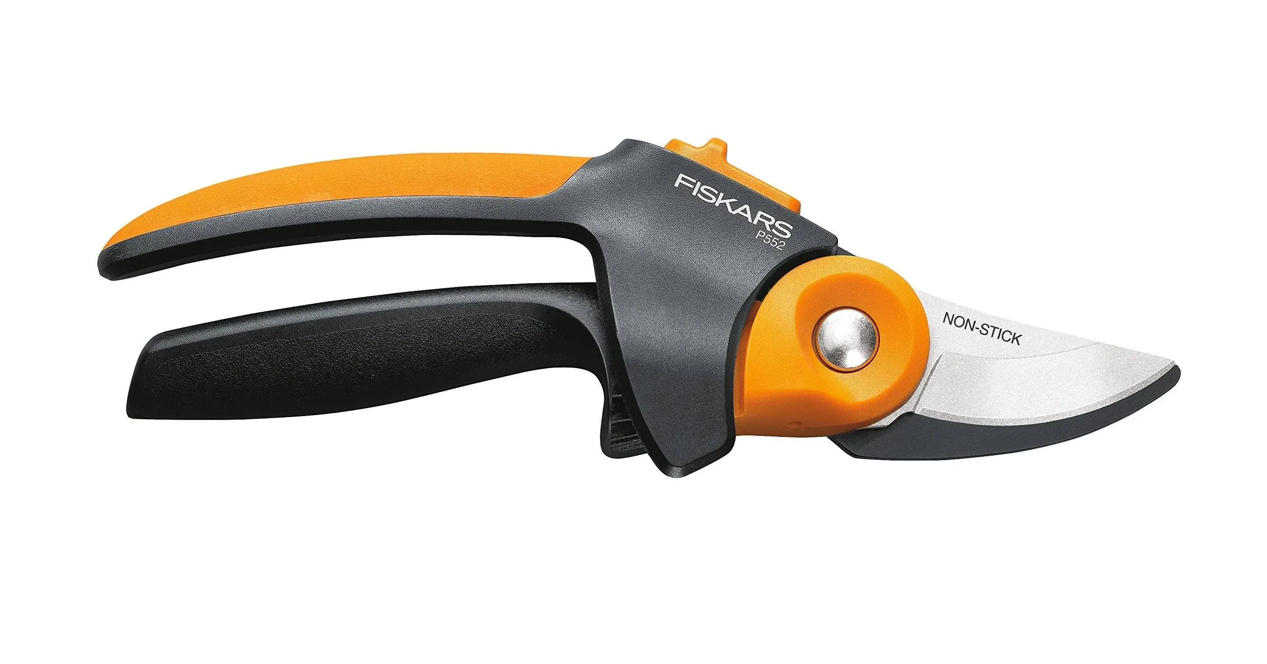 Fiskars Black/Orange Power Gear Softgrip Bypass Pruner 10 inch