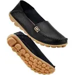 Duoyangjiasha Women's Comfortable Casual Round Toe Moccasins