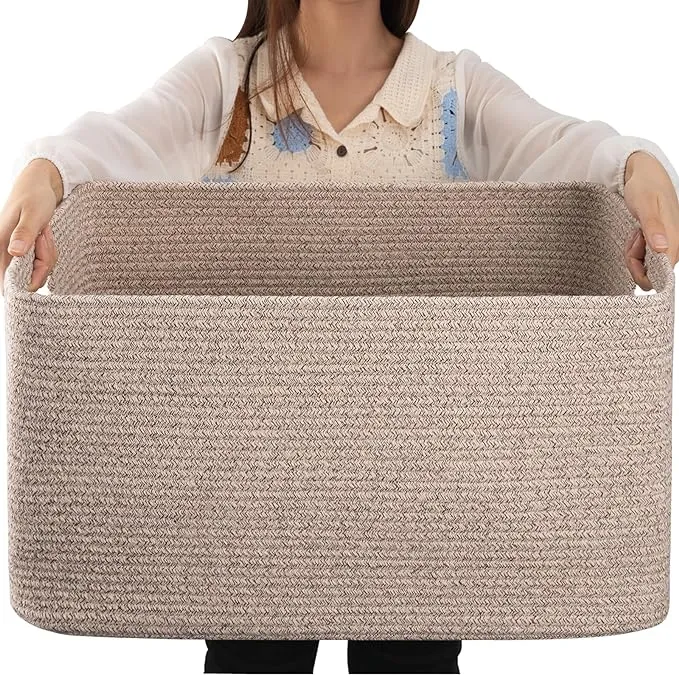 OIAHOMY 75L Large Blanket Basket