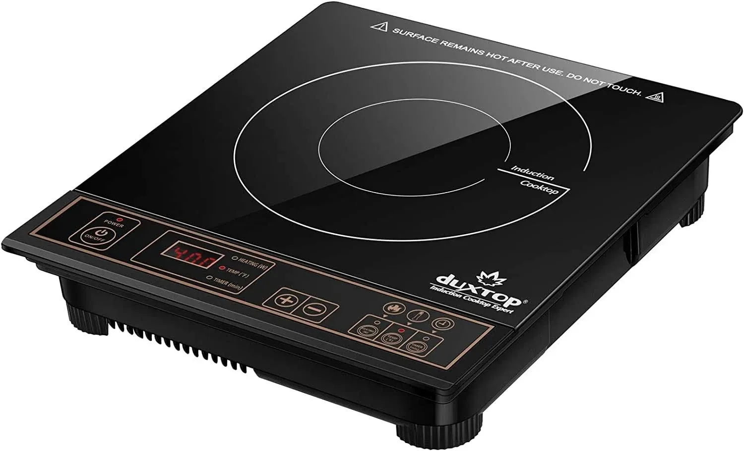 Duxtop 8100MC 1800W Portable Induction Cooktop Countertop Burner, Gold