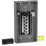 Square D Main Breaker Load Center 100 Amp 24-Space 48-Circuit Indoor Value Pack