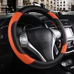 Durable Leather Steering Wheel Cover for Comfortable Grip and Style Upgrade