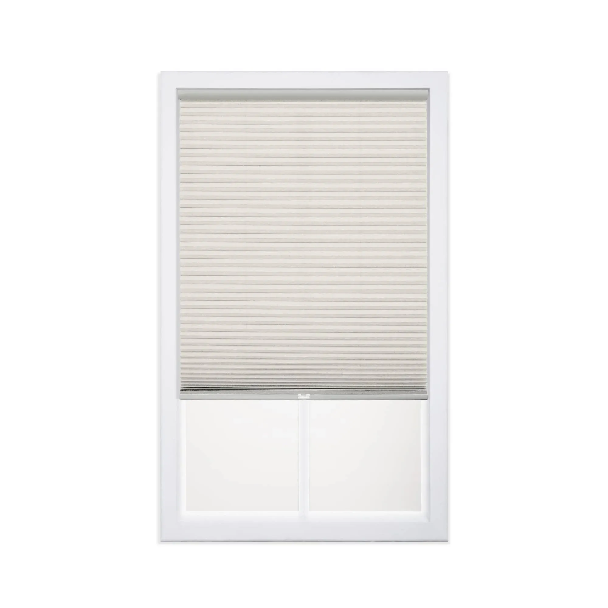 DEZ FURNISHINGS Cordless 1" Light Filtering Cellular Shade, 20"W x 48"H, Cream