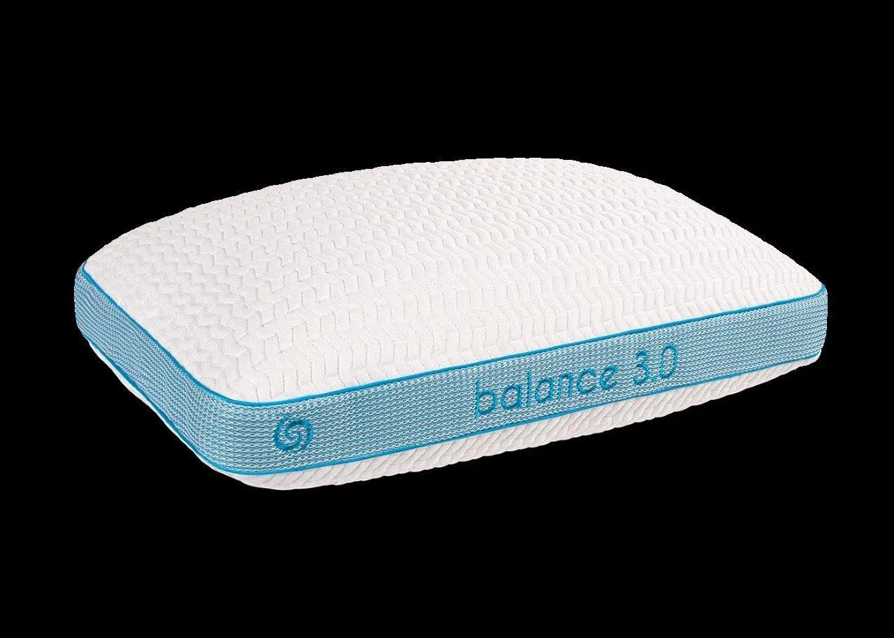 Bedgear Balance Performance Pillow - Washable Dri-Tec Moisture-Wicking Cover - Size 3.0 - Medium-Firm Pillows for All Sleep Positions - Back, Stomach, and Side Sleeper Pillow - 20" x 26"