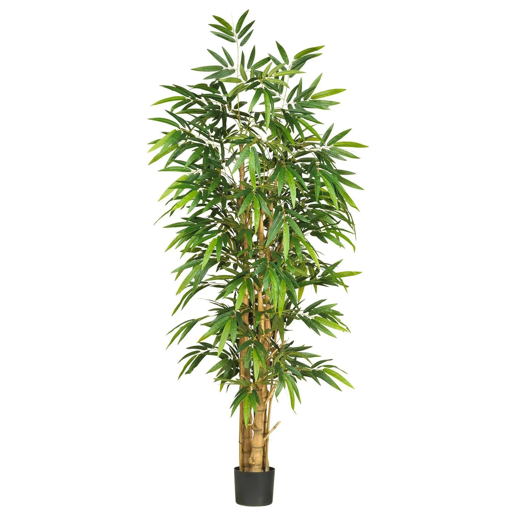 Nearly Natural 6 ft. Belly Bamboo Silk Tree