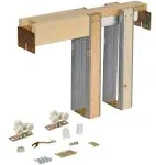 Johnson Hardware 1500 Series Commercial Grade Pocket Door Frame for 2x4 Stud Wall (32 inch x 80 inch)