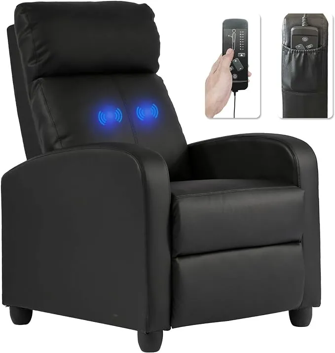 Recliner Chair for Living Room Massage Recliner Sofa Reading Chair Winback