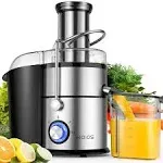 1300W KOIOS Centrifugal Juicer Machines Juice Extractor with Extra Large 3inch Feed Chute