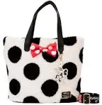 Disney Minnie Rocks the Dots Sherpa Tote Bag