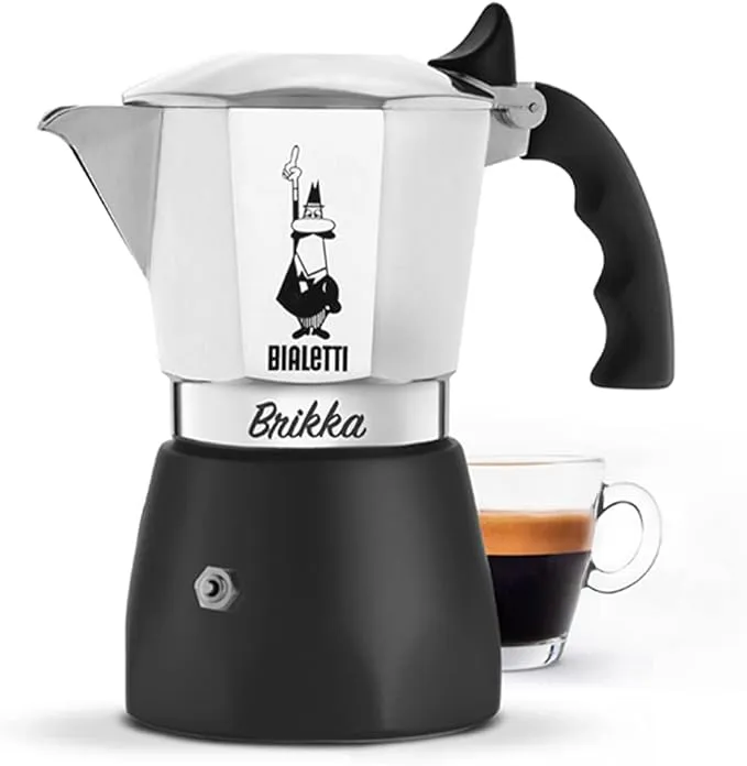 Moka Pot - New Brikka  the Only Stovetop Coffee Maker Capable of Producing...