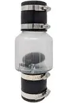 PumpSpy 2 in. Silent Clear Sewage or Sump Pump Check Valve