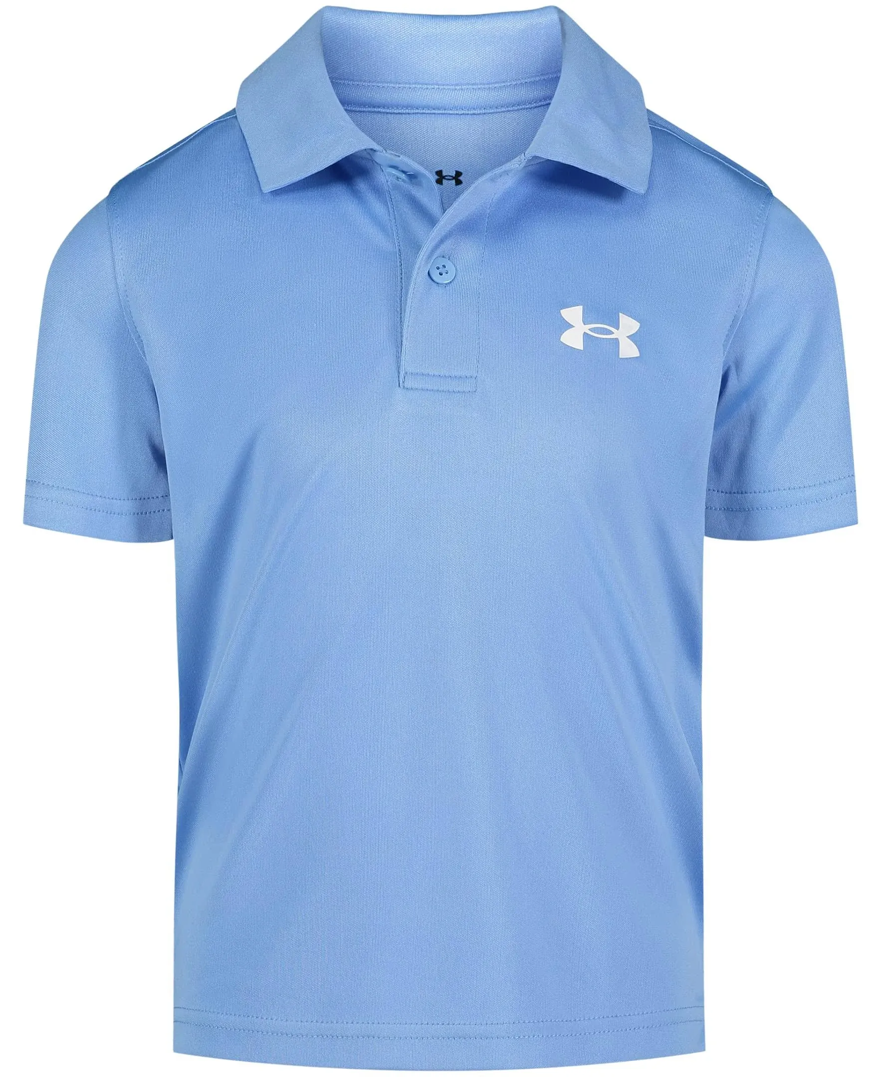 Under Armour Boys' UA Matchplay Solid Polo - Carolina Blue 7