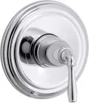 Kohler TS397-4-CP Devonshire Rite-Temp Valve Trim with Lever Handle - Polished Chrome