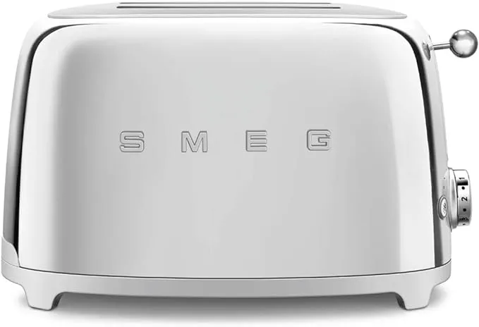 Smeg 50s Style 2-Slice Toaster - Chrome