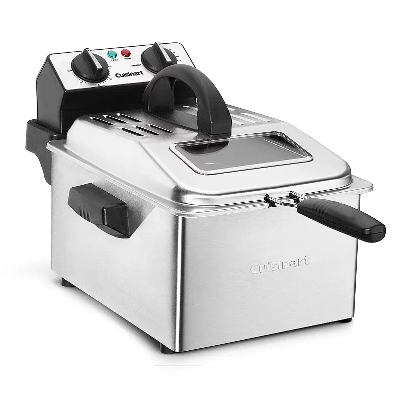 Cuisinart&trade; Professional Deep Fryer, 12-1/4&rdquo;H x 11&rdquo;W x 16-1/2&rdquo;D, Silver