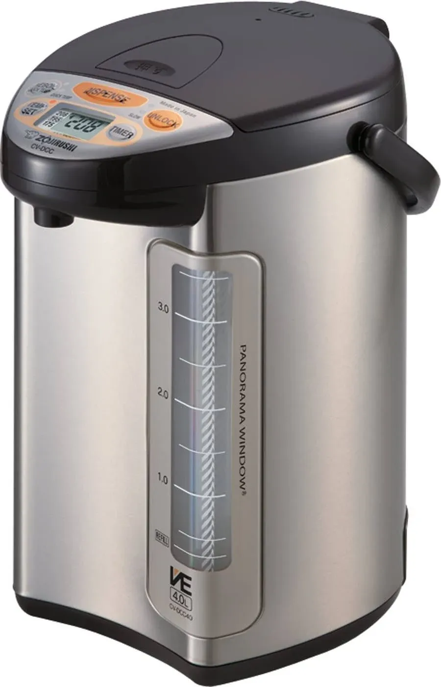 Zojirushi CD-CC40 VE Hybrid Water Boiler and Warmer with Descaling Agent Bundle