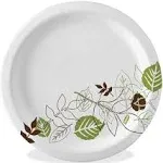 Dixie® Ultra Paper Plates, 10-1/8", Pathways, Pack Of 125 Plates