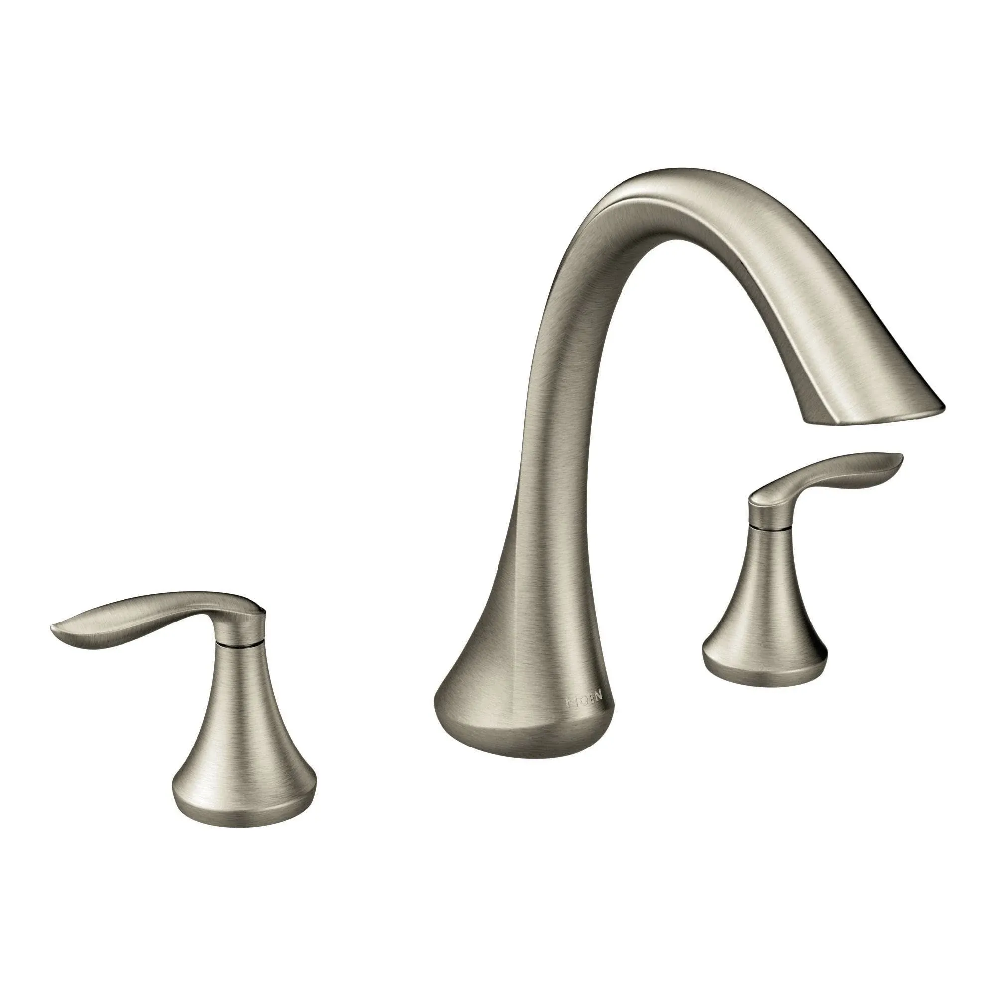 Moen T943BN EVA Brushed Nickel Two-Handle Roman Tub Faucet