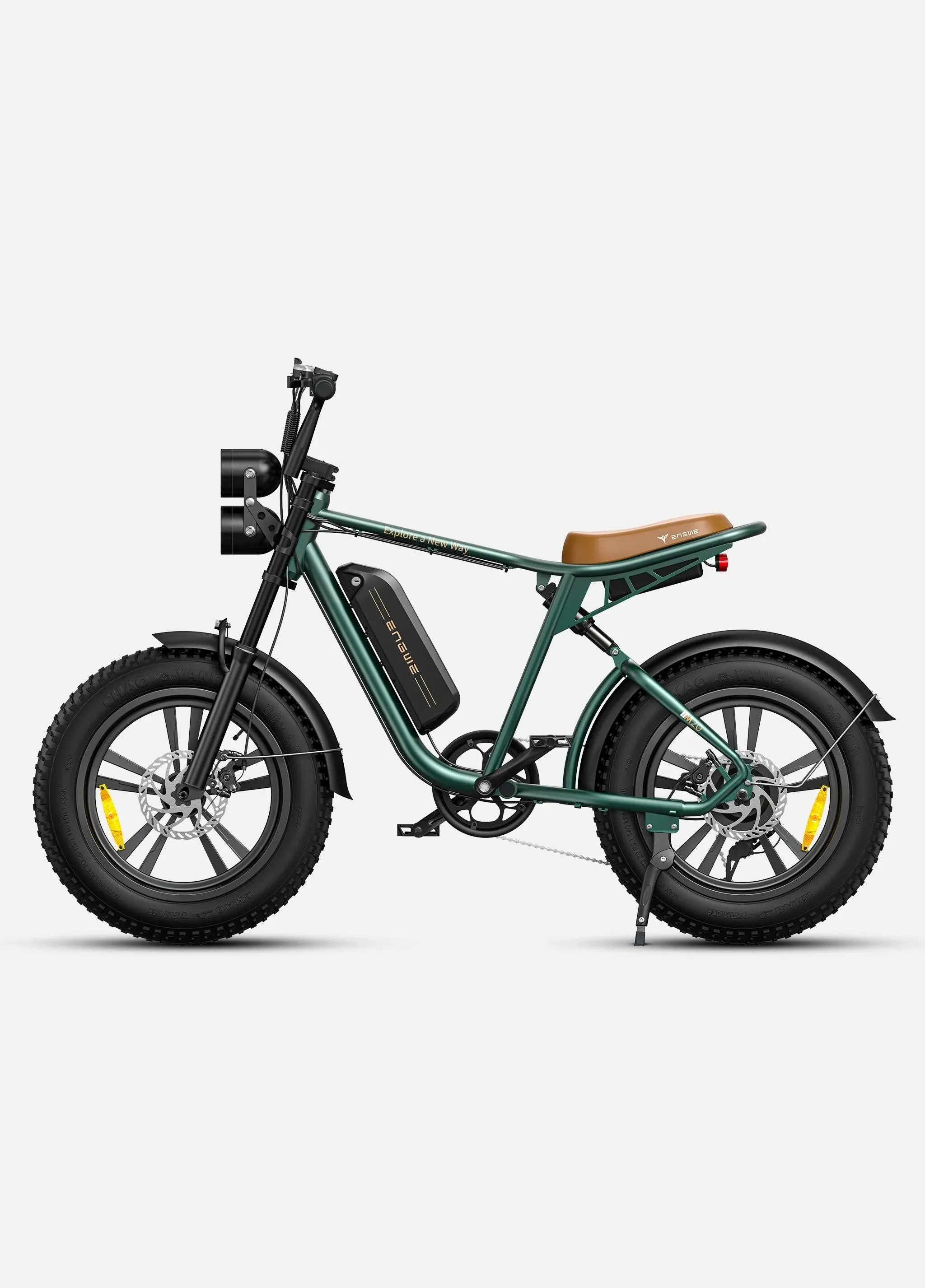 ENGWE M20 Electric Bike for Adults - 750W Motor 28mph ,48v 26Ah Dual Battery 20*4.0" Fat Tire All Terrain Ebike Offroad Adventure Full Suspension,