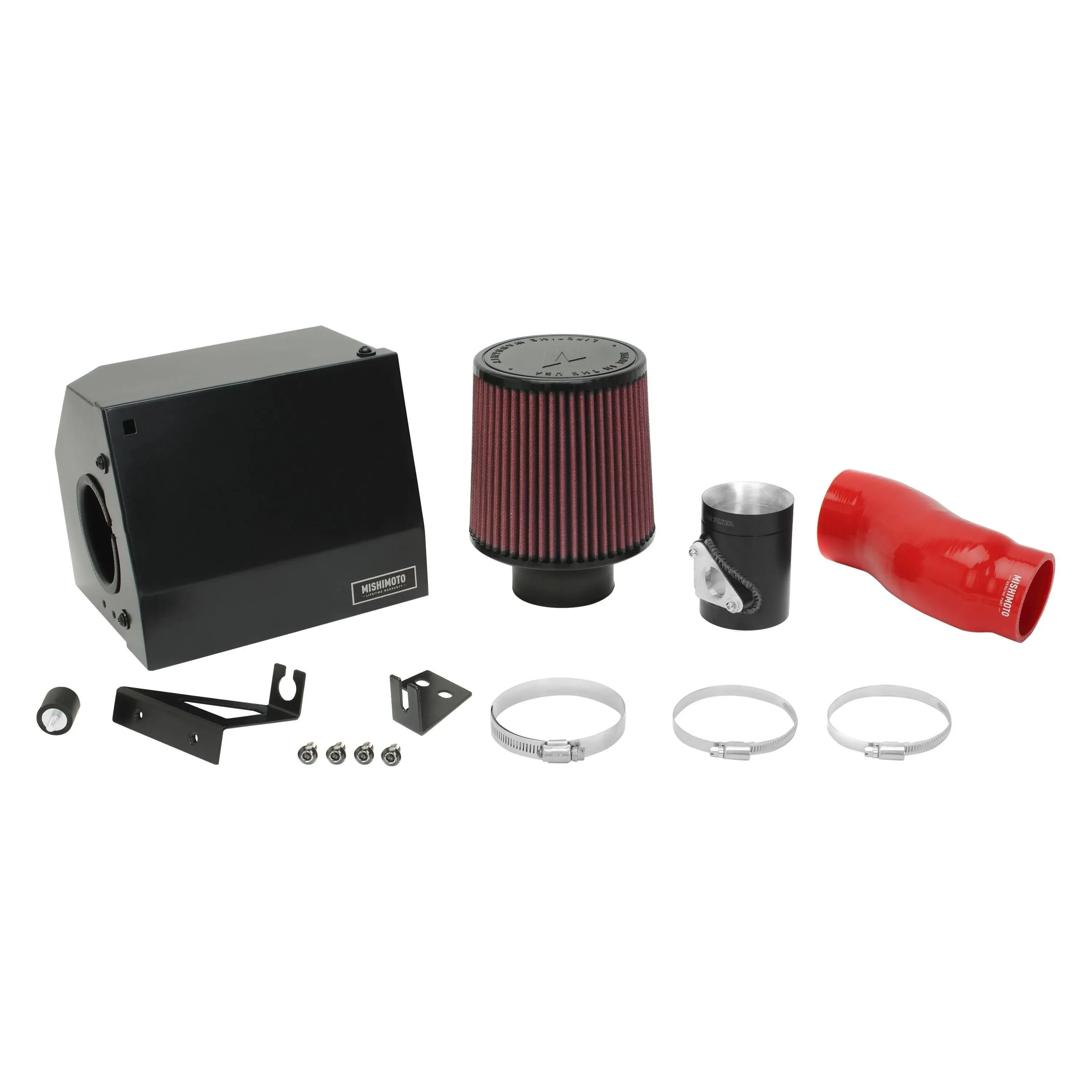 Mishimoto MMAI-CIV-16RD - 2016 Honda Civic 1.5L Turbo Performance Air Intake - Red