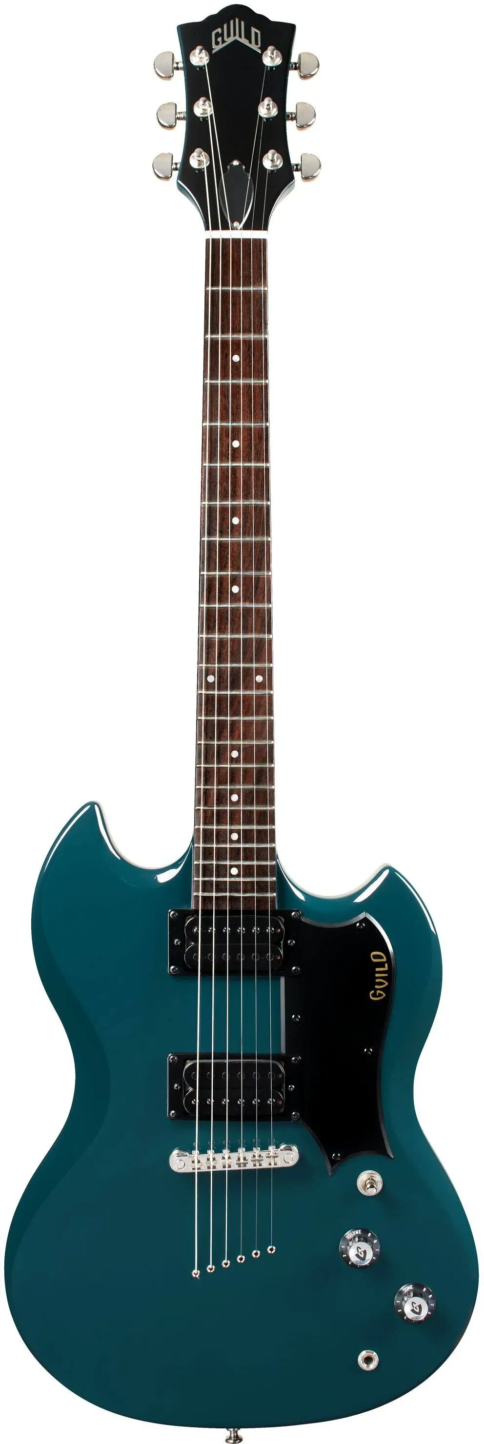 Guild Polara Solid Body Electric Guitar Blue Steel