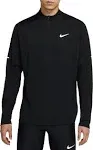 Nike Element Men's Dri-Fit 1/2-Zip Running Top Black M