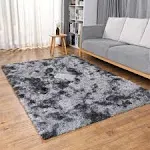 Ophanie Rugs for Bedroom, Machine Washable Fluffy Shaggy Soft Area Rug, Non-Slip Indoor Floor Carpet for Living Room, Kids Boys Teen Dorm Home Decor