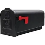 Parsons Medium Capacity, Plastic Post Mount Mailbox