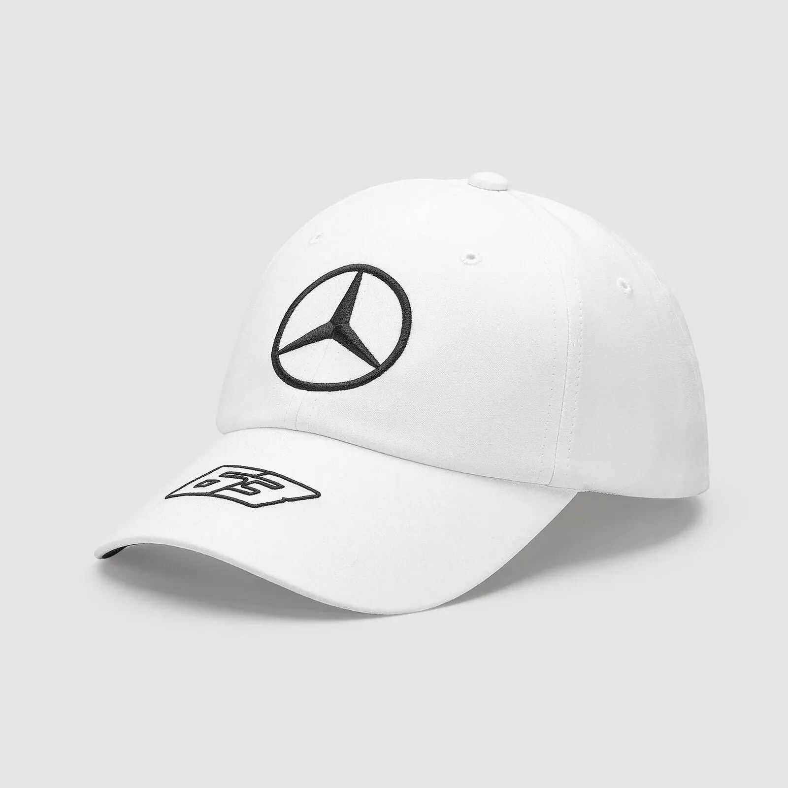 Mercedes AMG Petronas F1 2023 George Russell Dad Baseball Hat (White)