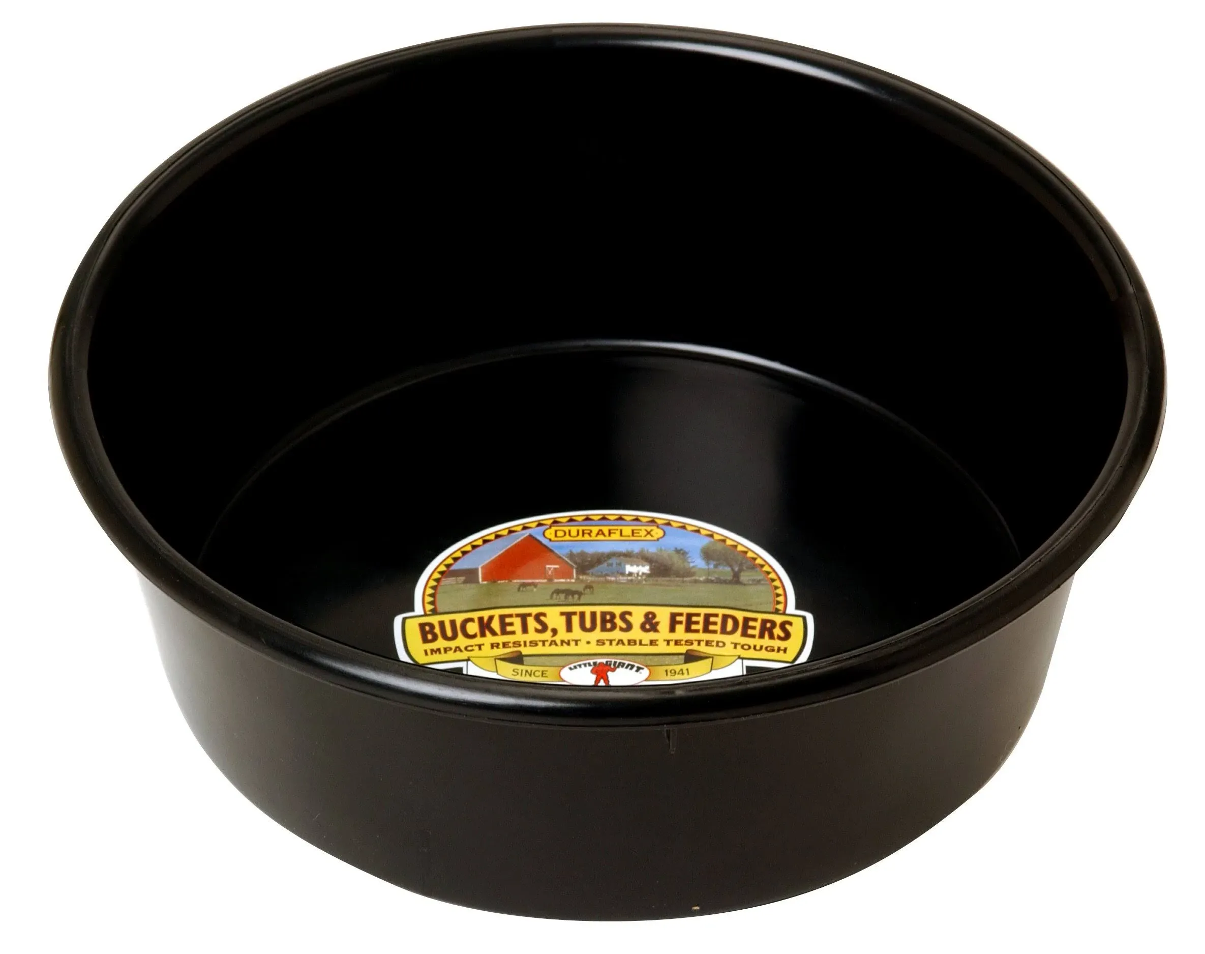 Little Giant 5 Quart Plastic Utility Pan Black