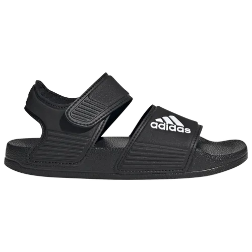 Adidas Big Kids' Adilette Sandals In Black/white