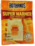 HotHands Body & Hand Super Warmers - Calentadores activados por aire de larga duración, seguros, naturales e inodoros - Hasta 18 horas de calor - 10