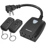 DEWENWILS Outdoor Remote Control Outlet Wireless Remote On Off Power Switch 