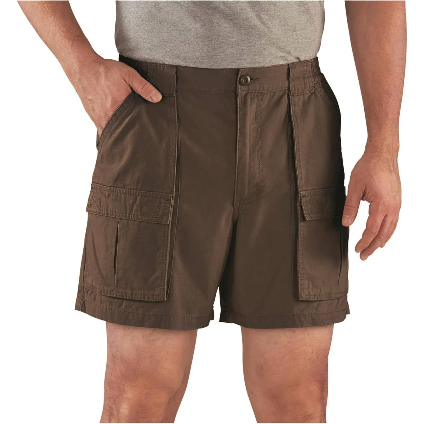 Guide Gear Men's Wakota Shorts 6 inch Inseam Size: 42 Green