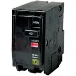 Square D QO 40-amp 2-Pole Standard Trip Circuit BreakerSquare D QO 40-amp 2-Pole Standard Trip Circuit Breaker