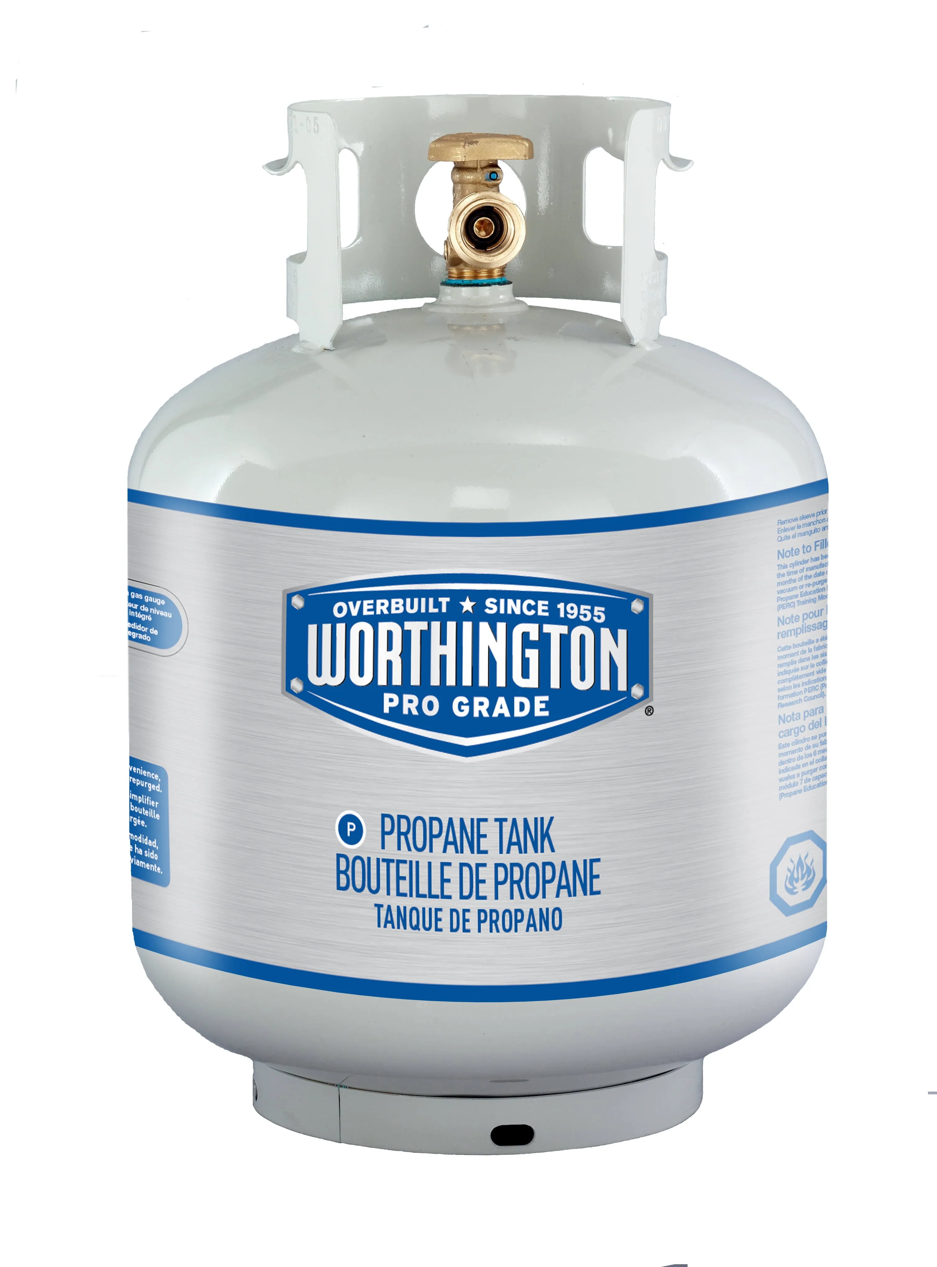 Bernzomatic Refillable Propane Tank, Gray, 20 lb