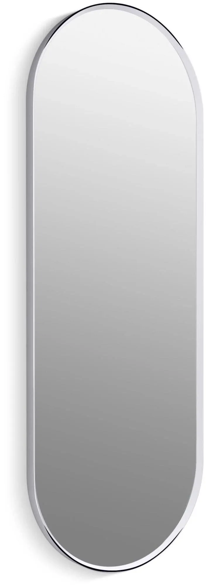 Essential 22" x 60" Capsule Decorative Mirror Polished Chrome