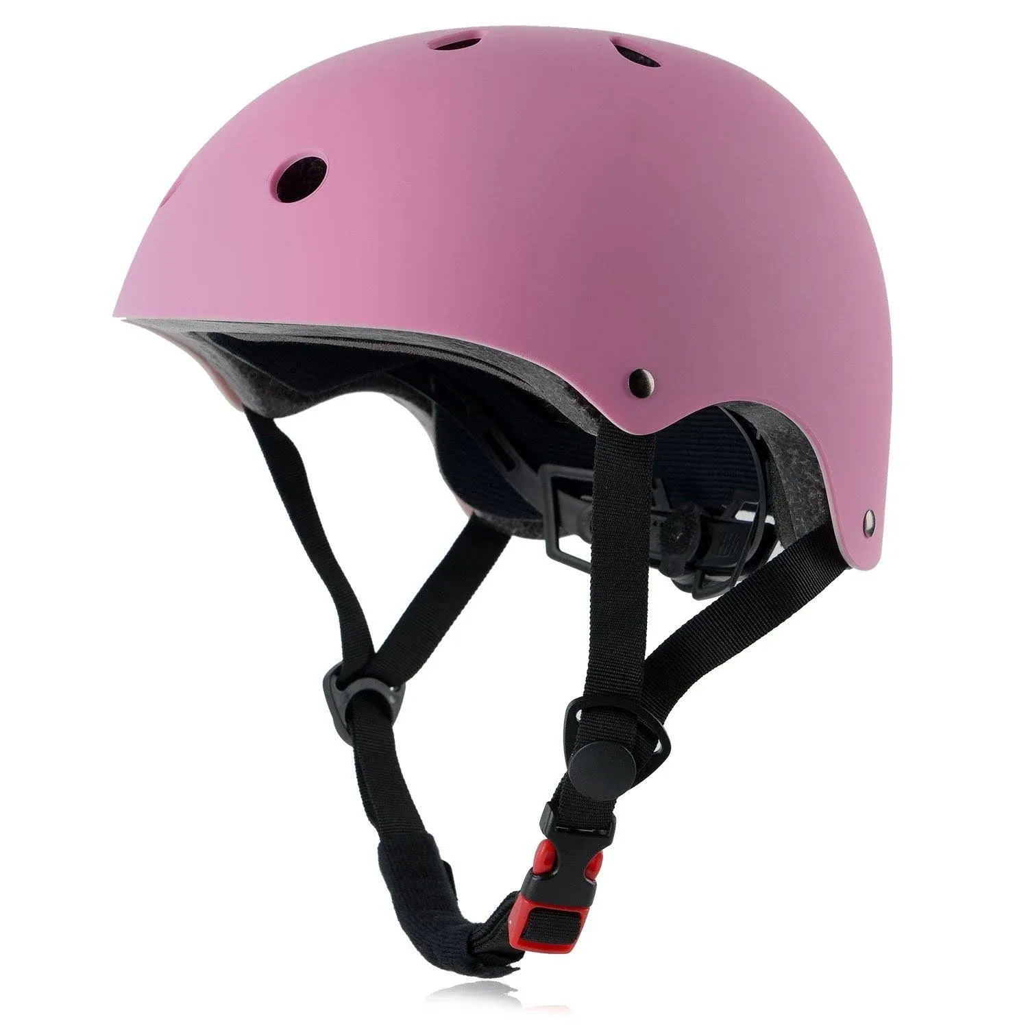 OUWOER Kids Bike Helmet, Adjustable and Multi-Sport, from Toddler to Youth, 3 Sizes (Pink)