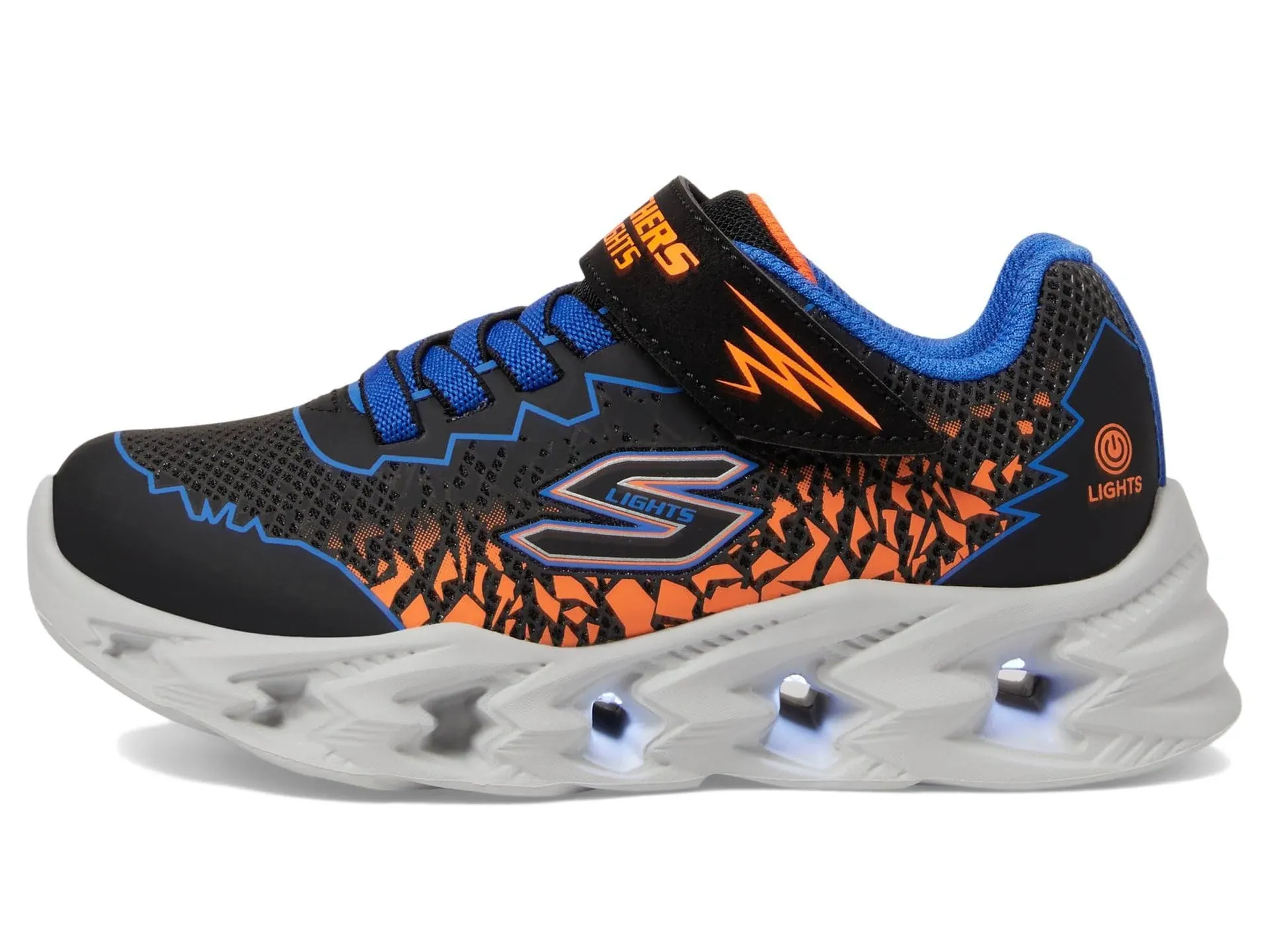 Boy's Skechers Toddler s Lights Vortex 2.0 Zorento Trainer