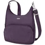 TRAVELON Anti-Theft Classic Shoulder Bag Slash-resistant straps RFID Lock Purple