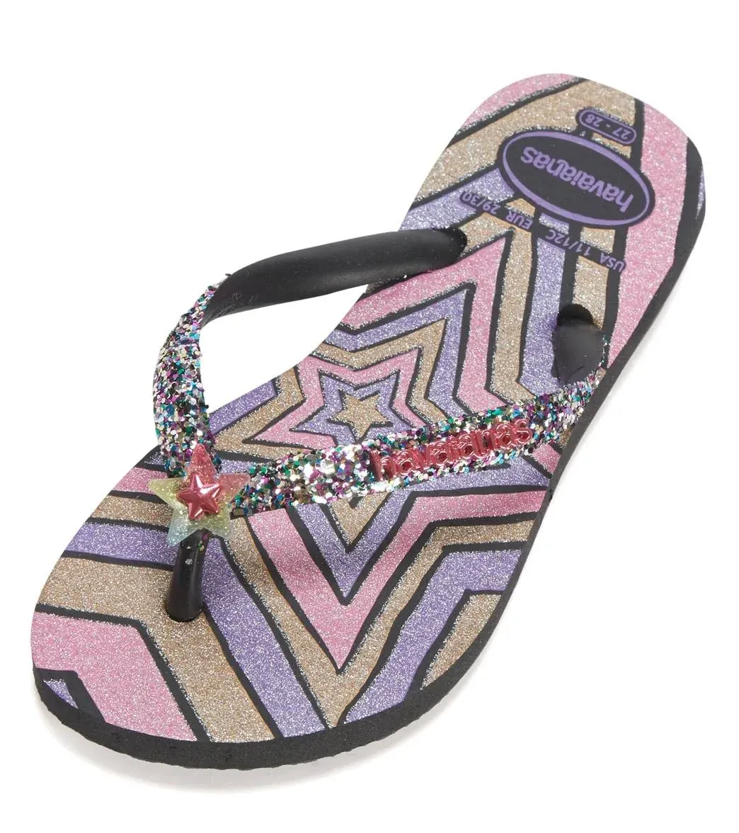 Havaianas Kids Slim Glitter II Sandal Pink Kids 9C